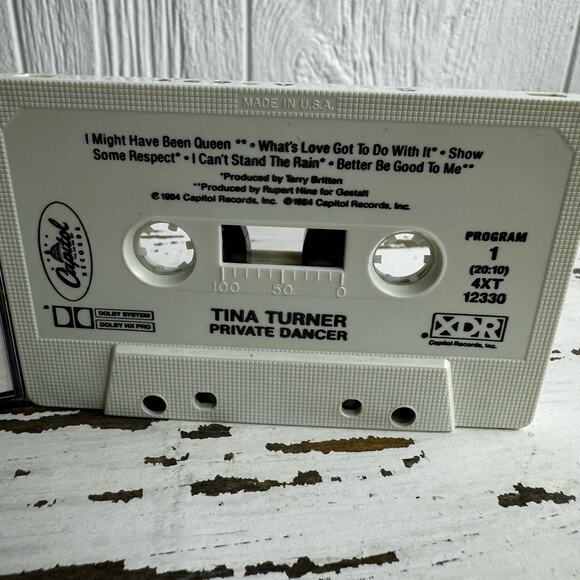 Tina Turner Private Dance 1984 Cassette Tape Capitol Records Vintage Country - Picture 2 of 7